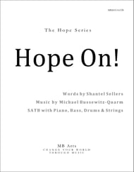 Hope On! SATB choral sheet music cover Thumbnail